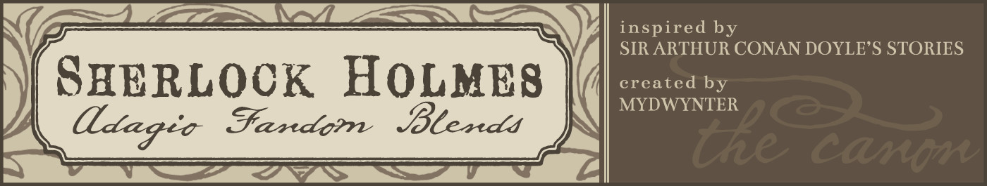 Sherlock Holmes Canon Tea Blend banner